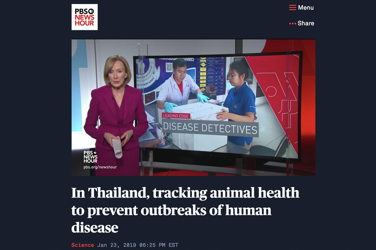 PBS เสนอข่าวโครงการผ่อดีดี ในช่วง Leading Edge of science and medicine